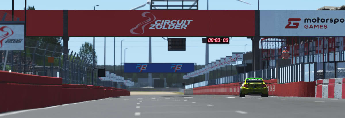 Circuit Zolder rFactor 2 - BMW racing car