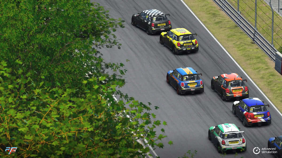 Circuit Zolder rFactor 2 - Kleine Chicane Mini Cup 