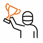 Race finishing position icon